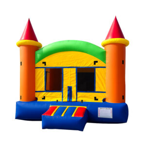 Bounce House 13x13 Orange/Yellow, event planning, party supplies, equipment rental, celebration, party rentals near me, professional setup, kids parties, birthday bounce house, family fun, outdoor events Shafter, inflatable rentals, bounce house delivery, safe party equipment