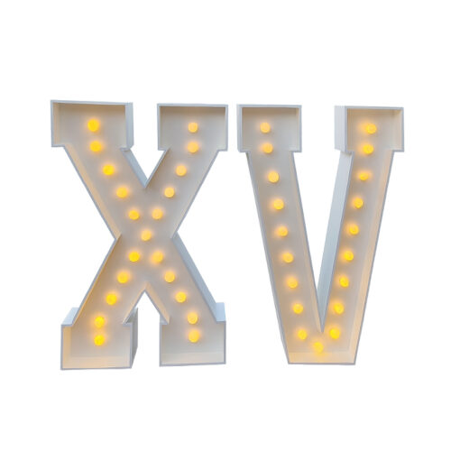 XV Marquee Letters Rental