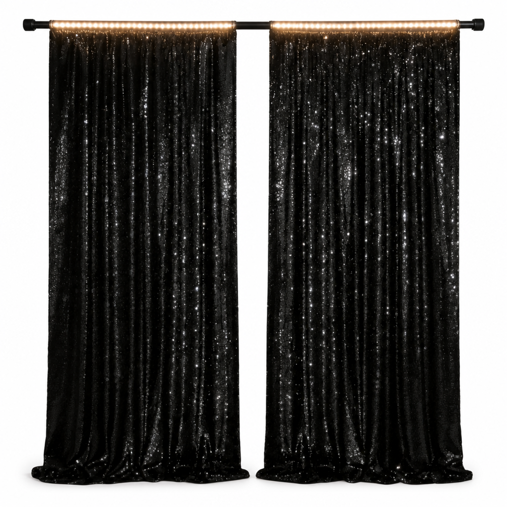 2-Panel Backdrop Curtain (4 x 8 ft)