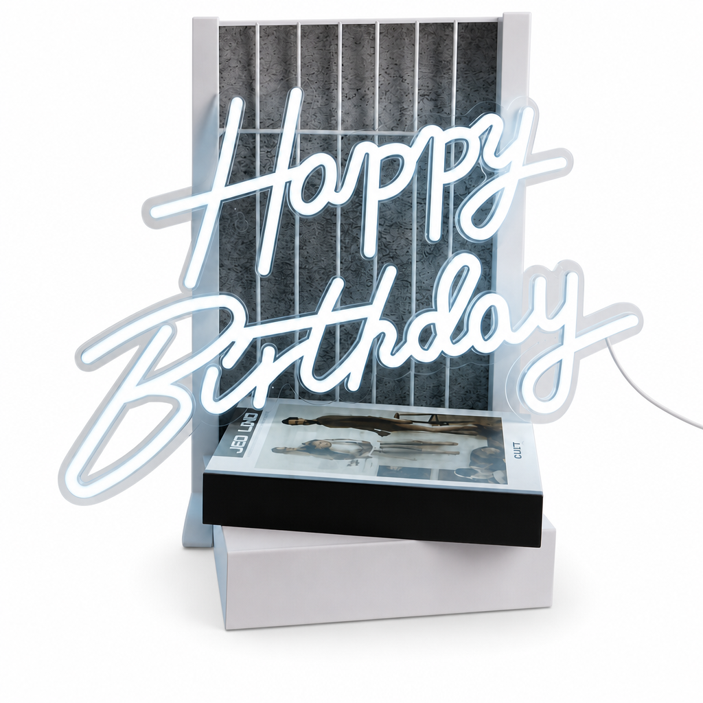 Happy Birthday Neon Sign